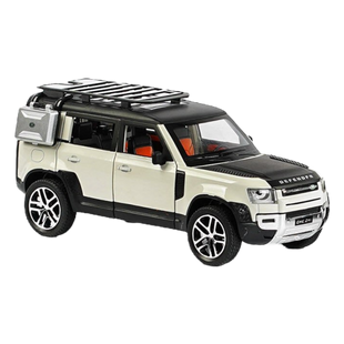 Машинка металлопластик TK Union Group Авто Эксперт Премиум Land Rover Defender GT-0716, металлопластик, инерция, в коробке (белый) 113122 фото