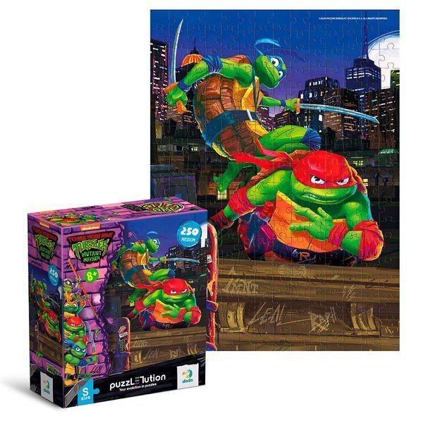 Набор пазлов DoDo Medium-S TMNT. Черепашки-Ниндзя, 250 элементов 113073 фото