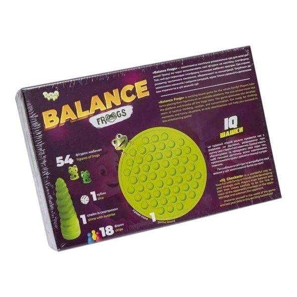 Настольная развивающая игра Danko Toys Balance Frogs, большая, в коробке 114292 фото
