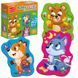 Пазли картонні з грою Vladi Toys VT1722-26 Лісові звірі, українська мова, в коробці 114589 фото 2