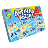 Настільна гра Пазли розвиваючі Danko Toys Логічна Абетка DT66Asp-U (12), укр. мова, 66 елементів, в коробці 113128 фото