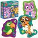Пазли картонні з грою Vladi Toys VT1722-25 Хатні улюбленці, українська мова, в коробці 114592 фото 1
