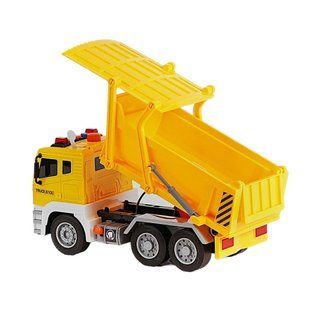 Машинка WENYI WY 810 C (18) Самосвал, подсветка, звуки, инерция, откидная крышка, в коробке 111917 фото