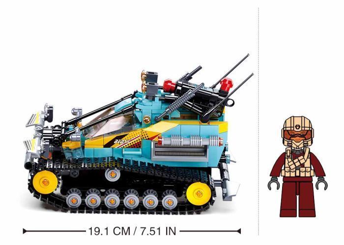 Конструктор на радіокеруванні SLUBAN M38-B1021 Розвідувальна машина, 530 деталей, в коробці 114012 фото