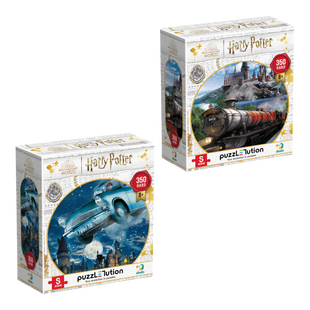 Набор Пазлов DoDo Hard-S Harry Potter. Форд Англия и Хогвартский экспресс, 350 элементов 113083 фото