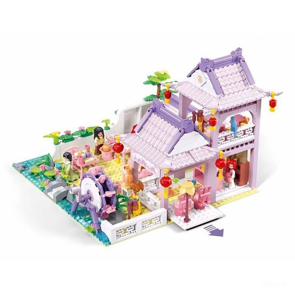 Конструктор SLUBAN M38-B1078 Girls Dream Чайный дом, 981 деталей, в коробке 114014 фото