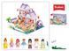 Конструктор SLUBAN M38-B1078 Girls Dream Чайный дом, 981 деталей, в коробке 114014 фото 3