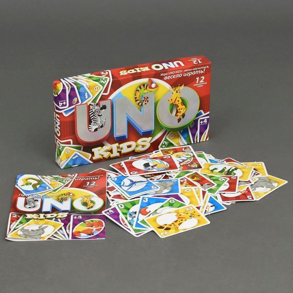 Настольная карточная игра Danko Toys UNO KIDS SPG11, в коробке 114451 фото