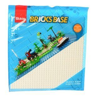 Конструктор SLUBAN M38-B0833 Bricks base Базовая пластина для конструктора, белый 113241 фото