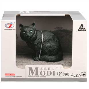 Игровой набор Фигурка Черный кот, в коробке 113427 фото