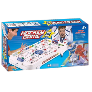 Настольная Игра Хоккей 2628 (12) 12 игроков, 2 шайбы, медаль, наклейки, в коробке 113087 фото