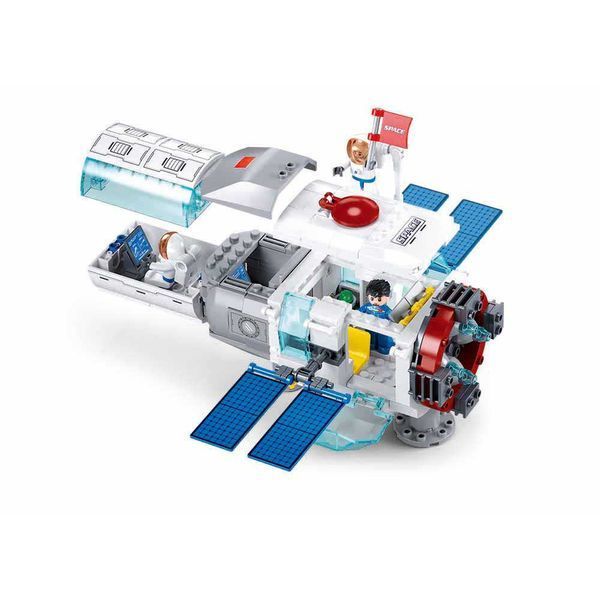 Конструктор SLUBAN M38-B1198 Space Космічний модуль, 292 деталі, в коробці 114019 фото