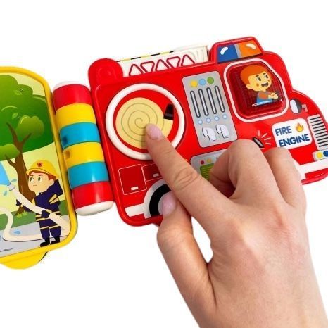 Дитяча іграшка LimoToy 35886 Книжка, розвиваюча, авто, 2 кольори, музика, світло, в коробці 114805 фото