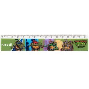 Линейка KITE Ninja Turtles, 15 см, пластиковая 114233 фото