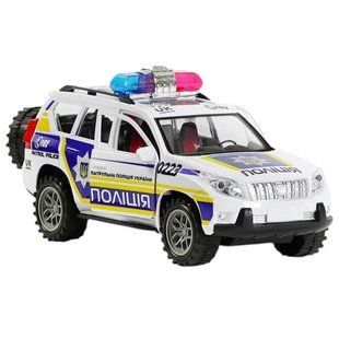 Машина TK Group Джип Полиция Украины TK-0223, инерционный механизм, открываются двери и багажник, в слюде 113387 фото
