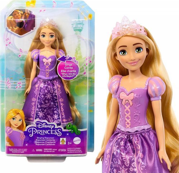 Кукла-принцесса Disney Princess Поющая Рапунцель, в коробке 114068 фото