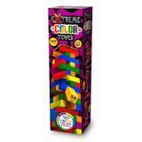 Дженга Danko Toys G-ECT-01U Extreme color tower, дерев'яна, 56 елементів-брусків, в коробці 114710 фото