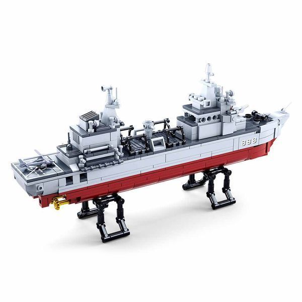 Конструктор SLUBAN M38-B0701 Корабель постачання 906B, 497 деталей, в коробці 113437 фото