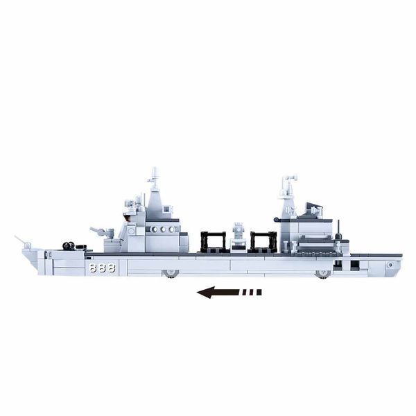 Конструктор SLUBAN M38-B0701 Корабель постачання 906B, 497 деталей, в коробці 113437 фото