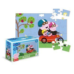 Пазл-мини Dodo 200335 Peppa Pig Путешествие на мотоцикле, 35 элементов, в коробке 114462 фото