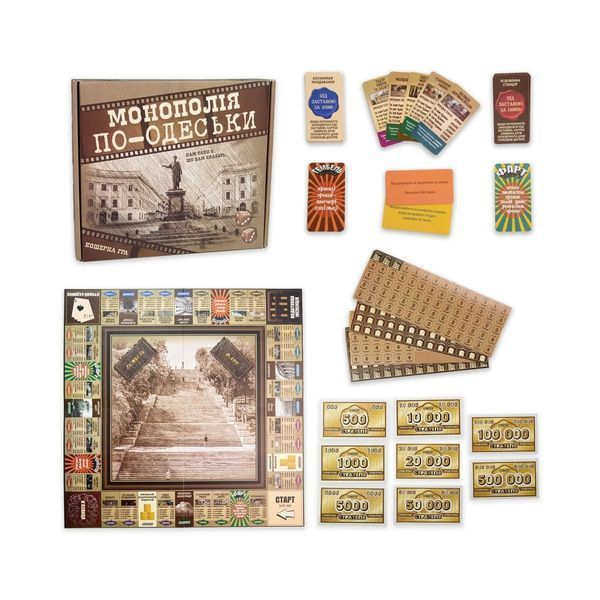 Настольная игра Strateg "Монополия по-Одесски" экономическая, в коробке 111406 фото