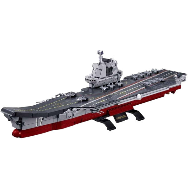 Конструктор SLUBAN M38-B1210 Авианосец Шаньдун (Shandong), 1:700, 584 деталь, в коробке 113197 фото