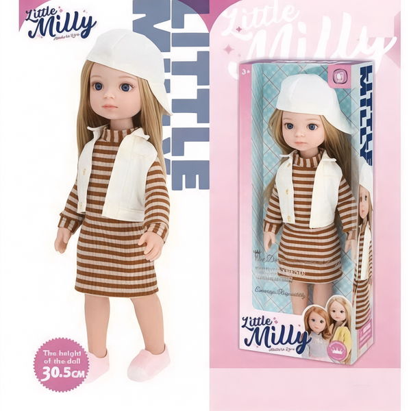 Лялька Little Milly 92018 C, в кепці, в коробці 113983 фото