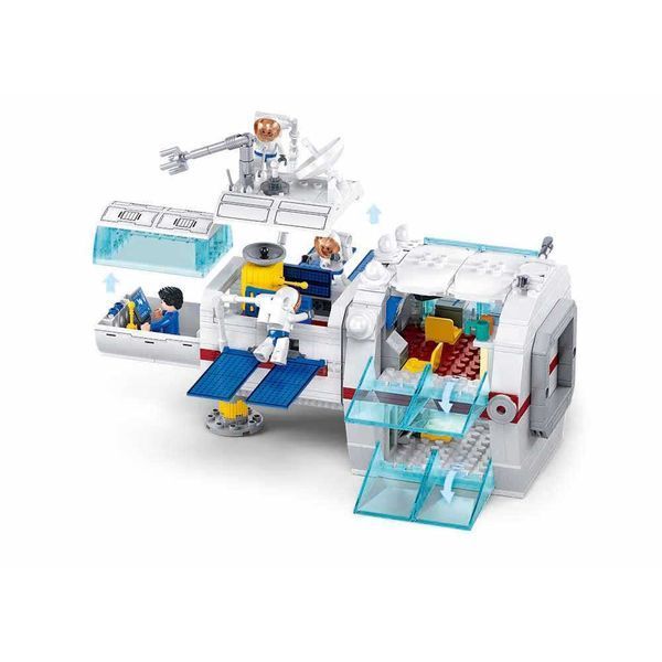 Конструктор SLUBAN M38-B1201 "Space": Космічний модуль, 502 деталі, в коробці 114272 фото