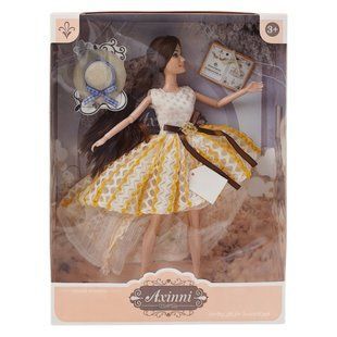 Кукла 6330-14 Аксинни (Axinni), 30 см, шарнирные суставы, съемная одежда, шляпа, в коробке 113986 фото