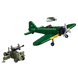 Конструктор SLUBAN M38-B1108 Японский истребитель A6M ZERO, 560 деталей, в коробке 113200 фото 4