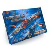 Настільна розважальна гра Danko Toys Морський бій. Стратегічна гра, українська мова, в коробці 113360 фото