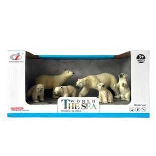 Игровой набор Фигурки животных Семья белых медведей в коробке 112059 фото