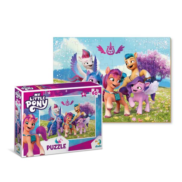 Пазли Dodo картонні My Little Pony Пригоди в Маретім-Бей, 60 елементів, в коробці 111808 фото