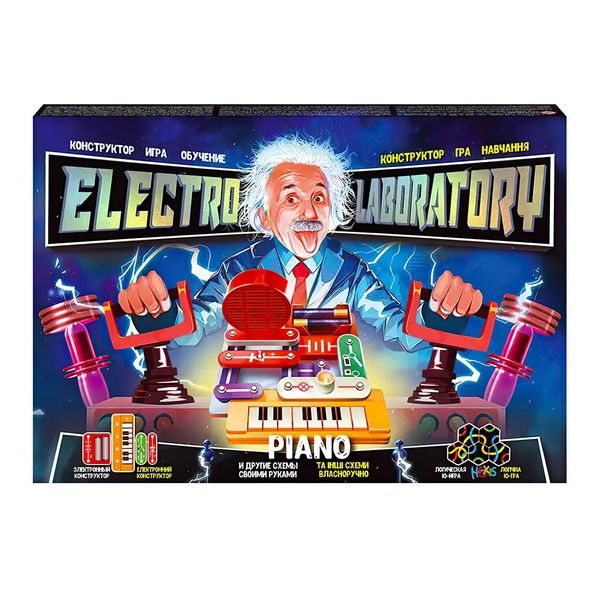 Електронний Конструктор  Danko Toys “Electro Laboratory. Piano”, в коробці 111480 фото