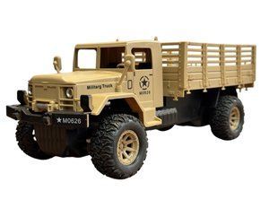 Машинка на радіокеруванні Military Truck Військова вантажівка 0626 AK (36/2), акумулятор 3.7 V, світло, задній привід, у коробці 113599 фото