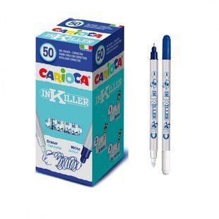 Ручка Carioca 41414 пиши-стирай (стирает чернила перьевой ручки) синяя 114825 фото