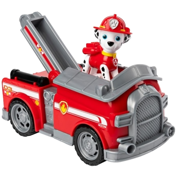 Игровой набор PAW Patrol Базовый спасательный автомобиль с Маршалом, в коробке. 113212 фото