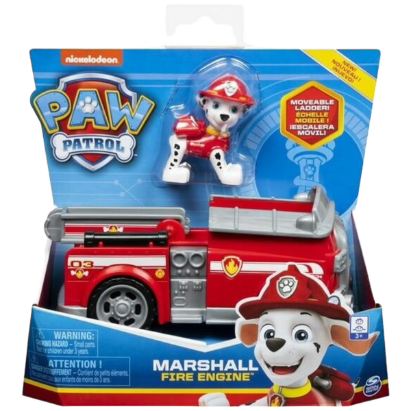 Игровой набор PAW Patrol Базовый спасательный автомобиль с Маршалом, в коробке. 113212 фото