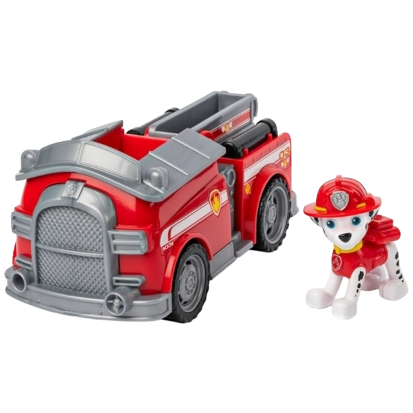 Игровой набор PAW Patrol Базовый спасательный автомобиль с Маршалом, в коробке. 113212 фото