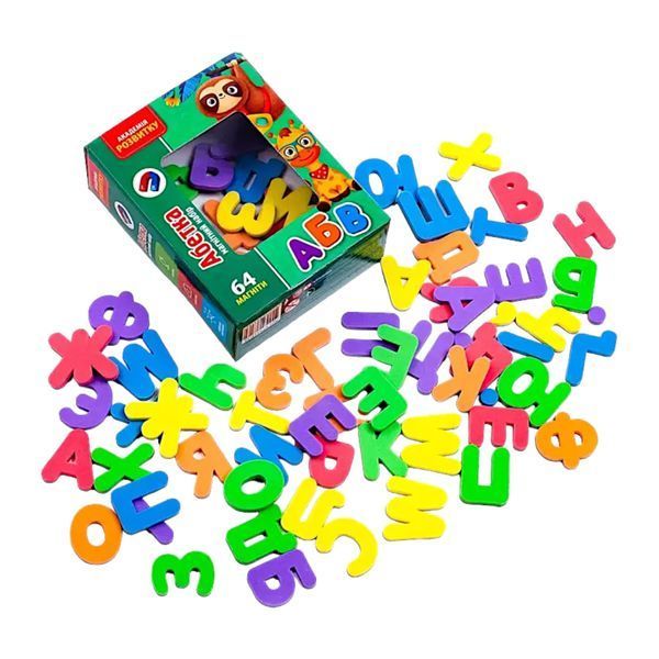 Магнитный набор Vladi Toys "Азбука", в коробке 111767 фото