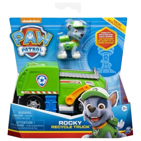 Игровой набор PAW Patrol Базовый спасательный автомобиль из Рокки, в коробке 113214 фото