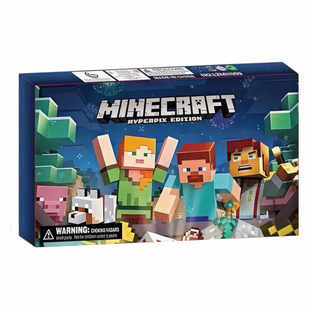 Адвент-календарь Minecraft LZMH 009-2 Майнкрафт, 24 окошка, фигурки героев, в коробке 113855 фото